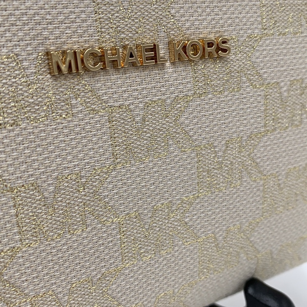 MICHAEL KORS LARGE FLAT MULTIFUNCTIONAL PHONE CASE WALLET NATURAL MULTI COLOR - Picture 13 of 14